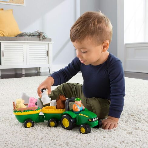 John Deere Animal Sounds Wagon Ride - Grow with Me Toy Ages 12m+ in Saudi Arabia
