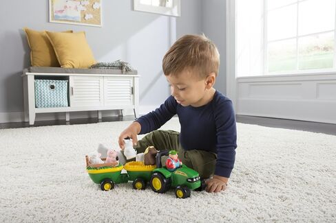 John Deere Animal Sounds Wagon Ride - Grow with Me Toy Ages 12m+ in Saudi Arabia