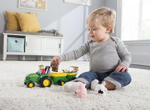 John Deere Animal Sounds Wagon Ride - Grow with Me Toy Ages 12m+ in Saudi Arabia