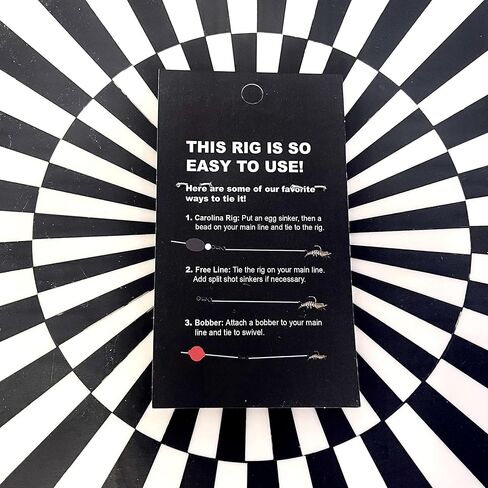 Hey Skipper Pre Tied Multi-Use Bottom Fishing Rig “Sure Catch" Rig Surf Fishing/Pier Fishing/Saltwater Fishing Rig: (Carolina Rig, Fish Finder Rig, Free Line + Bobber Fishing) in Kuwait