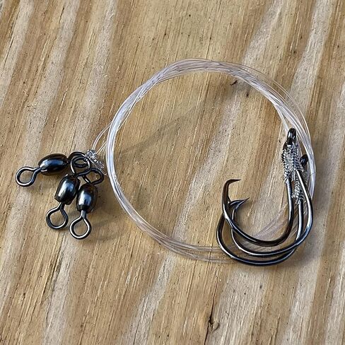 Hey Skipper Pre Tied Multi-Use Bottom Fishing Rig “Sure Catch" Rig Surf Fishing/Pier Fishing/Saltwater Fishing Rig: (Carolina Rig, Fish Finder Rig, Free Line + Bobber Fishing) in Kuwait