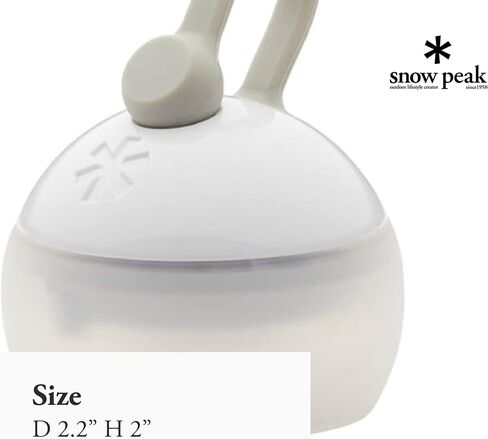 Snow Peak Hozuki Mini Lantern, Bright, Portable, Camping Light, Brown in Saudi Arabia