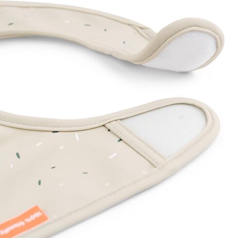 Done by Deer Bibs with Velcro Closure - 2 Pack Waterproof Bibs with Food Catcher Pocket, Soft and Durable, Easy to Clean in Saudi Arabia