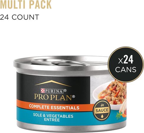 Purina Pro Plan High Protein Cat Food Wet Gravy, Beef and Chicken Entree - (Pack of 24) 3 oz. Pull-Top Cans in Kuwait
