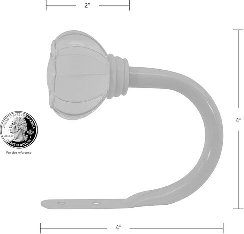 زوج تثبيت تاج اكريليك للاطفال من بيمي انترناشونال، 5/8 انش، شفاف in Kuwait