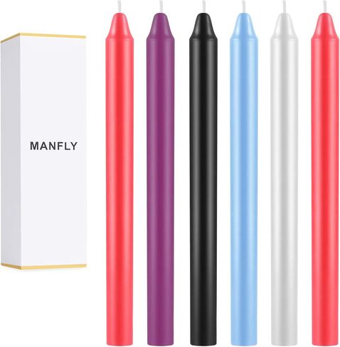 شموع MANFLY ذات درجة حرارة منخفضة، شمعة معطرة بشمع الصويا، شمع الزوجين، الزفاف، ديكور المنزل (6 قطع) in Kuwait