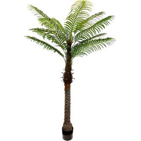 AfanD شجرة النخيل الاصطناعية 8.5ft (100in) شجرة جوز الهند الاستوائية الاصطناعية طويلة جدًا وشجرة وهمية كبيرة في وعاء للفناء الخارجي والمنزل الكبير 2 قطعة in Kuwait