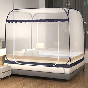Jsanh Folding Mosquito Net Tent Canopy Curtains for Beds Pop Up Mosquito Net Tent King Size Portable Mosquito Netting with Bottom for Baby Adults(L80xW80XH62 inch in Kuwait
