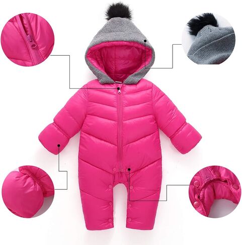 بدلة ثلج للأطفال من Aivtalk من قطعة واحدة بغطاء للرأس للأطفال الصغار من الجنسين in Kuwait