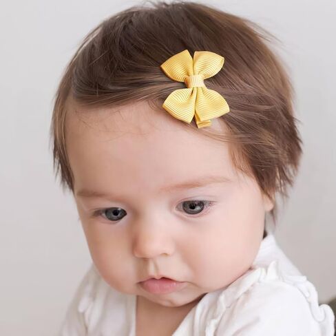 40pcs baby hair clips for girl infant toddler, 20 colors in pairs in Kuwait