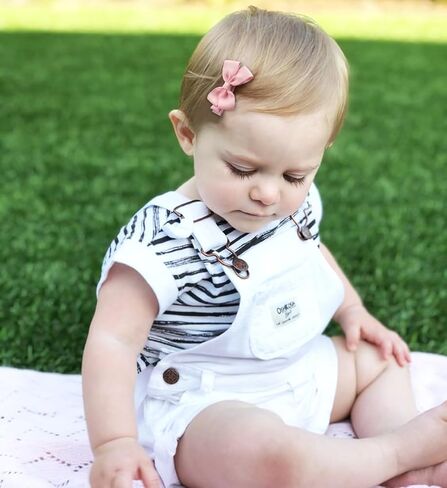 40pcs baby hair clips for girl infant toddler, 20 colors in pairs in Kuwait