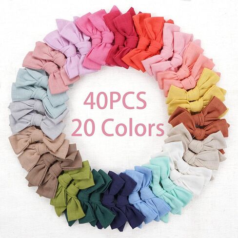 30pcs Girls Curly Hair Clips Fireworks Hair Bows for Baby Girls Hair Clips Curly Korker Pom Pom Bow Baby Barrettes Ribbon Ponytail Bows Hair Accessories for Girls Toddlers School Children in Kuwait
