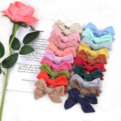 30pcs Girls Curly Hair Clips Fireworks Hair Bows for Baby Girls Hair Clips Curly Korker Pom Pom Bow Baby Barrettes Ribbon Ponytail Bows Hair Accessories for Girls Toddlers School Children in Kuwait