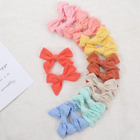 30pcs Girls Curly Hair Clips Fireworks Hair Bows for Baby Girls Hair Clips Curly Korker Pom Pom Bow Baby Barrettes Ribbon Ponytail Bows Hair Accessories for Girls Toddlers School Children in Kuwait