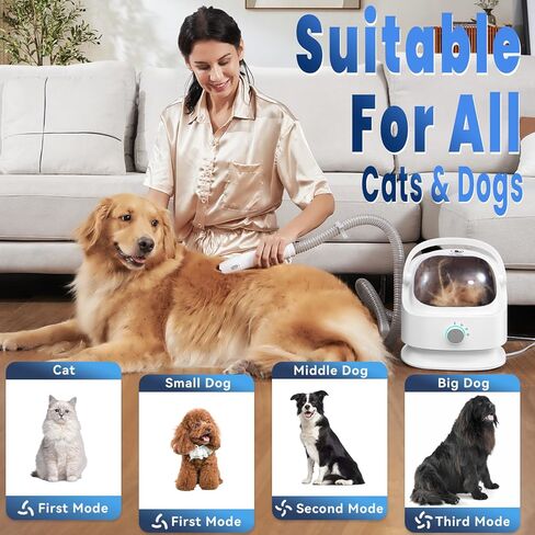 ماكينة قص الحيوانات الأليفة من CEENWES (إصدار مطور) ماكينة قص شعر احترافية منخفضة الضوضاء للكلاب قابلة لإعادة الشحن، ماكينة تشذيب شعر الحيوانات الأليفة للقطط والكلاب والحيوانات الأخرى in Kuwait