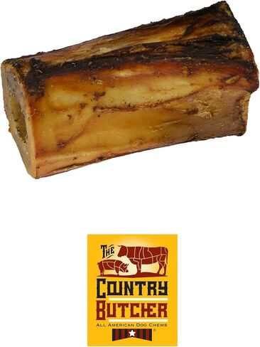 The Country Butcher 7 بوصات عظام الكلاب من نخاع البقر للمضغ العدواني، علاج الكلاب من السلالات الكبيرة، لعبة مضغ طبيعية وقوية، مصنوعة في الولايات المتحدة الأمريكية، عدد 3 in Kuwait