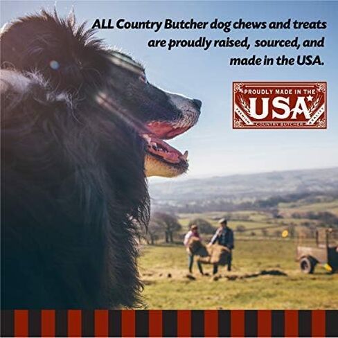 The Country Butcher 7 بوصات عظام الكلاب من نخاع البقر للمضغ العدواني، علاج الكلاب من السلالات الكبيرة، لعبة مضغ طبيعية وقوية، مصنوعة في الولايات المتحدة الأمريكية، عدد 3 in Kuwait
