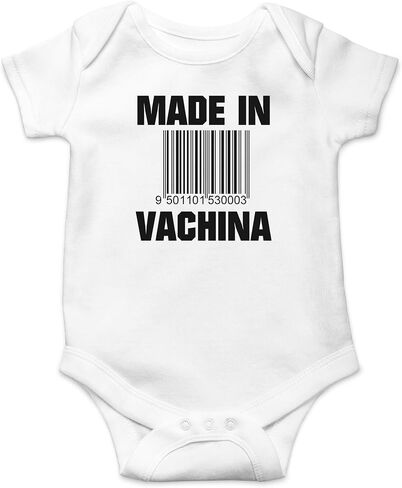 AW Fashions Made in VaChina - Pop Culture - Puns Funny Baby Bodysuit in Saudi Arabia