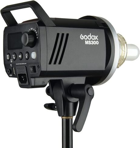 Godox MS300 3Pcs 900W Strobe Light Compact Studio Flash 2.4G Wireless Monolight, Anti-Preflash, Bowens Mount, 5600±200K CCT, w/XT-16 Transmitter, Reflector,2m Light Stand,Softbox,Umbrella,Carrying Bag in Saudi Arabia
