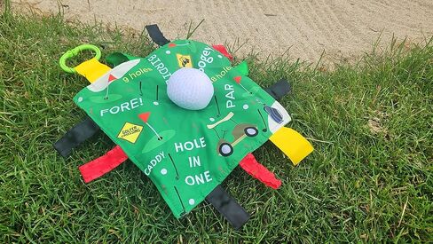 Baby's My First Golf Set Baby Tag Toy Lovey Comfort Soother with Plush Golf Ball in Kuwait