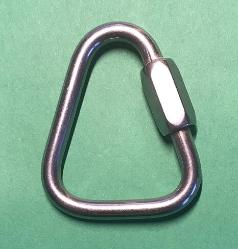 US STAINLESS Stainless Steel 316 Delta Quick Link 3/16" (5mm) Marine Grade Triangle in Saudi Arabia