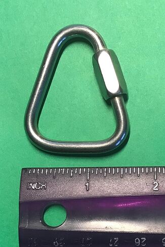 US STAINLESS Stainless Steel 316 Delta Quick Link 3/16" (5mm) Marine Grade Triangle in Saudi Arabia