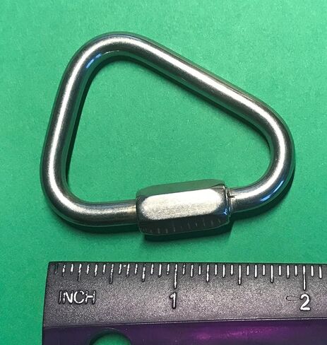 US STAINLESS Stainless Steel 316 Delta Quick Link 3/16" (5mm) Marine Grade Triangle in Saudi Arabia