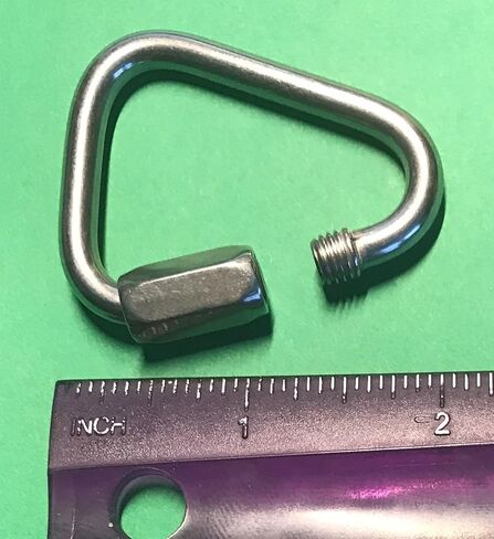 US STAINLESS Stainless Steel 316 Delta Quick Link 3/16" (5mm) Marine Grade Triangle in Saudi Arabia