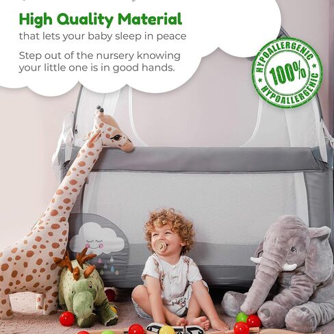 KangaKiddo Safety Crib Tent – Baby Crib Net to Keep Baby in – Crib Cover to Keep Baby from Climbing Out - Crib Tent to Keep Baby from Climbing Out in Saudi Arabia