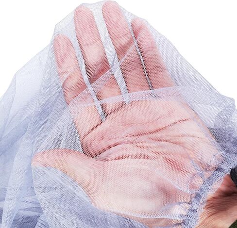 HESTYA 4 عبوات من شبكة رأس البعوض وغطاء للرقبة وشبكة شبكية للأنشطة الخارجية (حجم عادي، أسود) in Kuwait