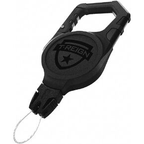 T-REIGN Large Carabiner Retractable Gear Tether with Kevlar Cable, Universal End Fitting and Glass Reinforced Impact Resistant ABS Housing in Saudi Arabia