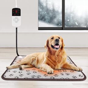 OTOFY Pet Heating Pad for Dog Cat Heat Mat Indoor Electric Waterproof Dog Heated Pad with Chew Resistant Cord, Pet Blanket Warmer