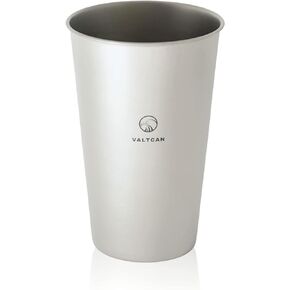 فالتكان كوب تيتانيوم 500 مل سعة 16.9 اونصة قابل للتكديس من الورق والبلاستيك البديل in Kuwait