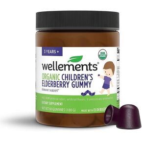 حلوى البيلسان العضوية للأطفال من ويليمنتس | علكات دعم المناعة اليومية للأطفال، مصنوعة من فيتامين C والزنك، عضوي معتمد من وزارة الزراعة الأمريكية، بدون ألوان صناعية أو مواد حافظة | سنتين فما فوق، 60 قطعة in Kuwait