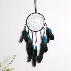 SMANSNAY Dream Catchers Wall Decor, Pure Hand-Woven Dream Catcher Decoration for Boys Girls Bedroom/Home, Wedding Blessing Gift 23.6" Length (Pearl White)