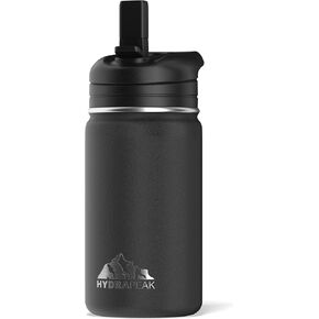 Hydrapeak Mini 14oz Kids Water Bottle with Straw Lid, Insulated Water Bottle Kids, Kids Water Bottle Stainless Steel, Kids Water Bottles (Lavender) in Kuwait
