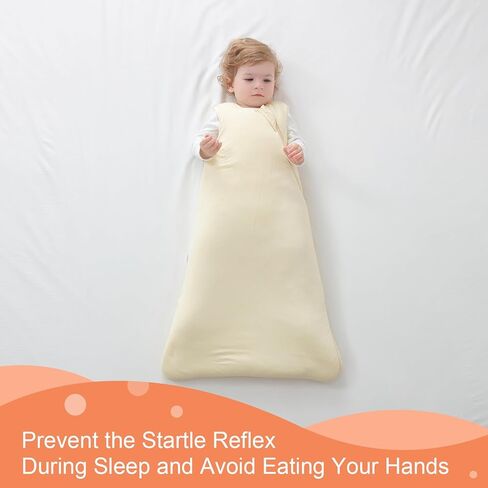 LOVABYLUCK كيس نوم للأطفال من الخيزران 2.5 TOG كيس نوم شتوي للأطفال بطانية يمكن ارتداؤها in Kuwait