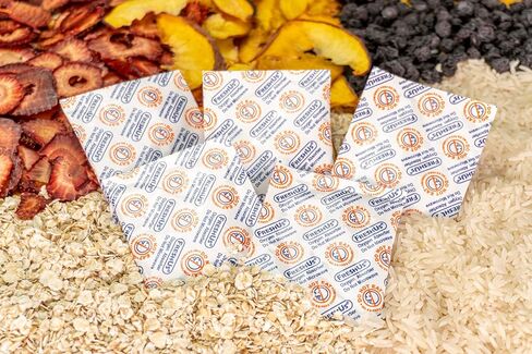 PackFreshUSA: 50 Pack - 500cc Oxygen Absorber Packs - Food Preservation - Long-Term Food Storage Guide Included in Saudi Arabia