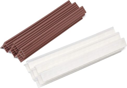 LONGFITE Edge Safety Bumpers Corner Protectors Furniture Table Fireplace Guards Baby Proofing with Wide Coverage and Safe Silicone Material (Dark Brown) in Saudi Arabia