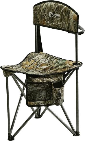 Portal Extra Large Quick Folding Tripod Stool with Backrest Fishing Camping Chair with Carry Strap in Kuwait