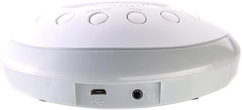 SONEic - Sleep, Relax and Focus Sound Machine. 10 Soothing White Noise and Natural Sound Tracks, with Timer Option. Crystal Clear Quality Sound Speaker & Headphone Jack. USB or Battery Powered - White in Saudi Arabia