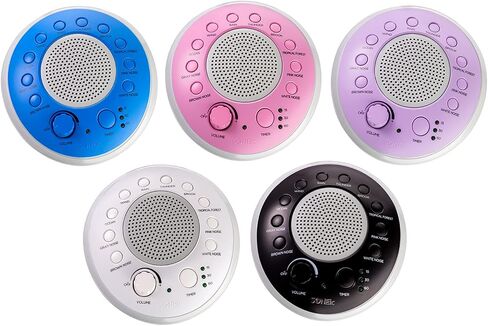 SONEic - Sleep, Relax and Focus Sound Machine. 10 Soothing White Noise and Natural Sound Tracks, with Timer Option. Crystal Clear Quality Sound Speaker & Headphone Jack. USB or Battery Powered - White in Saudi Arabia