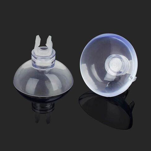 ييفيت 20 قطعة من مشابك اكواب الشفط لحوض السمك، حامل انبوب مطاطي قابل لاعادة الاستخدام، مشبك حامل خرطوم لحوض الاسماك وانابيب خطوط الطيران لحوض السمك، شفاف 0.2 انش in Kuwait