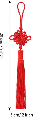 ترونيسترو 48 قطعة من عقدة صينية مصنوعة يدويا من الحرير الساتان الحريري لتزيين المنزل لمهرجان الربيع الصيني in Kuwait