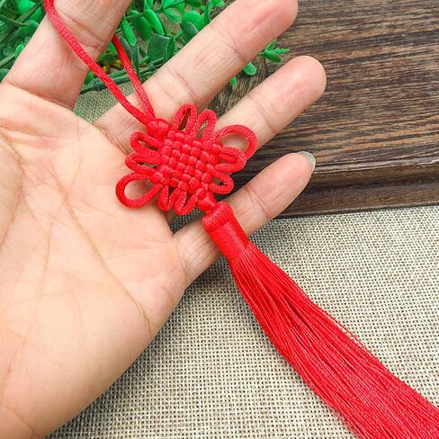 ترونيسترو 48 قطعة من عقدة صينية مصنوعة يدويا من الحرير الساتان الحريري لتزيين المنزل لمهرجان الربيع الصيني in Kuwait