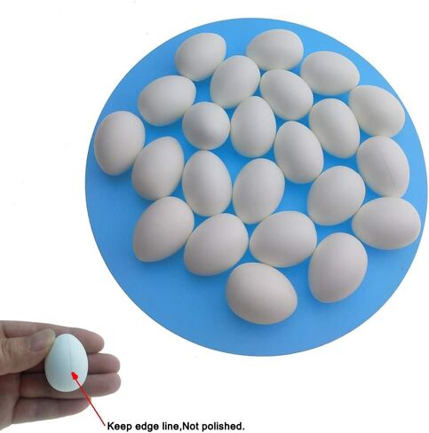 بيض حويمي 13 جرام من البلاستيك الصلب لحمام السباق 20 قطعة (أبيض 20 قطعة) in Kuwait