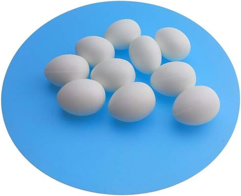 Huwaimi 13g Solid Plastic Eggs Dummy Eggs for Racing Pigeons 20pcs (White 20pcs) in Saudi Arabia