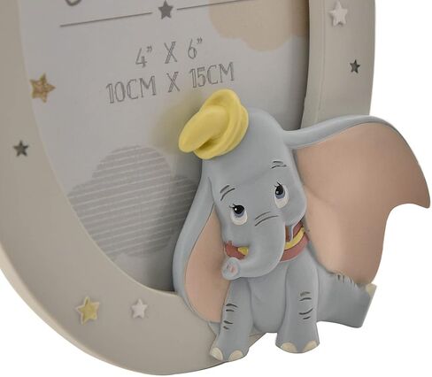 Happy Homewares Magical Beginnings Resin Bambi & Thumper Photo Frame 4" x 6" - Adorable Baby Gift Photo Frame - Officially Licensed in Saudi Arabia
