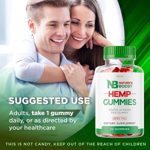 عبوتان - علكات Natures Boost - علكات Natures Boost Hemp Best، صيغة متقدمة NatureBooster Gummy s، NatureBoost Hemp Gummie، NaturesBoost، Natureboostgummies (60 علكة لمدة شهرين). in Kuwait