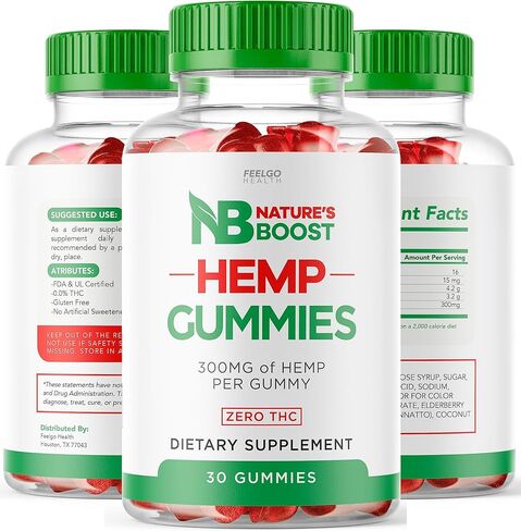 عبوتان - علكات Natures Boost - علكات Natures Boost Hemp Best، صيغة متقدمة NatureBooster Gummy s، NatureBoost Hemp Gummie، NaturesBoost، Natureboostgummies (60 علكة لمدة شهرين). in Kuwait